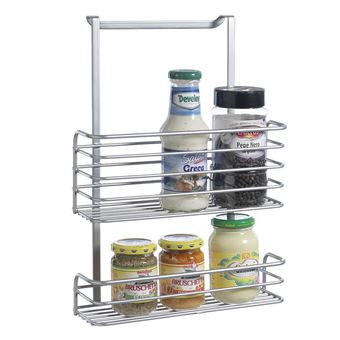 Suporte Duplo Metaltex Galileo com Acabamento Polytherm® - Cinza - 1