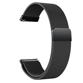 Bracelete Phonecare Milanese Loop Fecho Magnético para Samsung Galaxy Watch Active 2 LTE - 44mm - Preto - 1