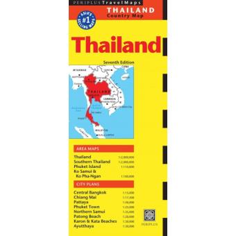 Thailand Travel Map Periplus Travelmaps Periplus Maps - 1