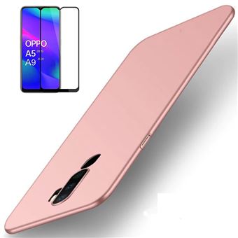 Kit Phonecare Película de Vidro 5D Full Cover + Capa SlimShield para Oppo A5 2020 / A9 2020 - Rosa - 1