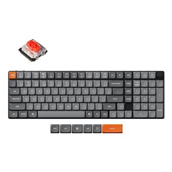 Teclado Wireless Keychron K17 Max QMK | Idioma: Inglês | Preto - 1