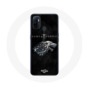 Capa Maniacase para Oppo A53 Game Of Thrones Temporada 8 Le Trône de Fer La Maison Stark Logotipo L'Inverno Arrive - 1