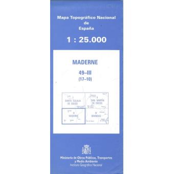 (49-III)(17-10).mapa topográfico Maderne 1:25.000 - 1