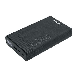 Power Bank Celly PBPD65W20EVOBK | 20000 mAh | Preto - 1
