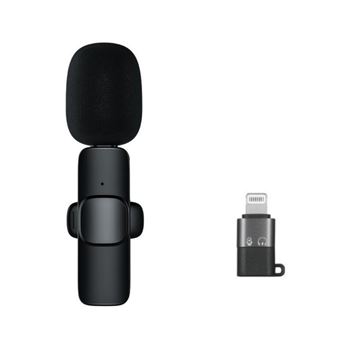 Mini Microfone Wireless Lavalier CO-Phénix com adaptador Apple K9 - 1