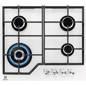 Placa a Gás Electrolux KGG64362W | 59 cm | 4 Zonas | Branco - 1