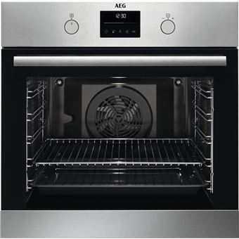 Forno Elétrico AEG BPB331061M | Pirolítico | 72 L | 59.4 cm | A+ | Aço inoxidável - 1