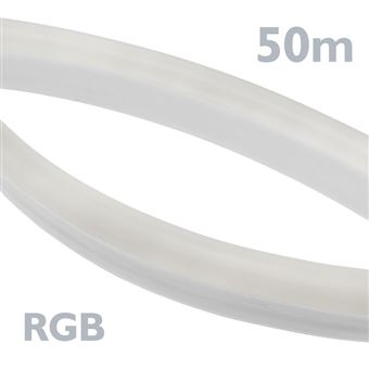 Fita de Luz Flexível LED Neon Flex PrimeMatik Lnf 26X14 mm 220VAC 50m RGB Multicolorido - 1