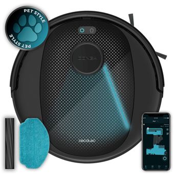 Aspirador Robot com Mopa Cecotec Conga 7690 Immortal Max M | 220 min | Preto - 1