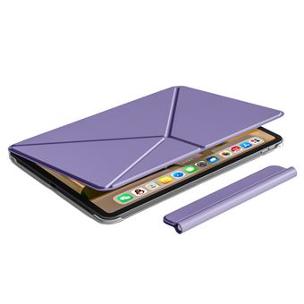 Capa Luckybutterfly para Ipad Air4 Air5 10.9" | Suporte Horizontal Vertical Dobrável | Azul - 1