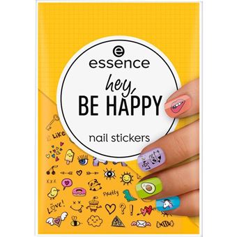 Nail Art Essence - Hey, Be Happy Nail Stickers - 1