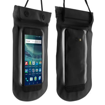 Pochete Avizar Waterproof para Smartphone Universal | Proteção IP68 | Capa Tátil - Preto - 1