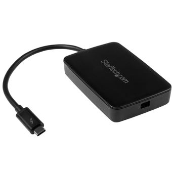 Adaptador para Cabos StarTech.com Adaptador Thunderbolt 3 para Thunderbolt - Windows e Mac | Preto - 1