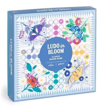 Ludo In Bloom Classic Board Game Set by Galison - 1