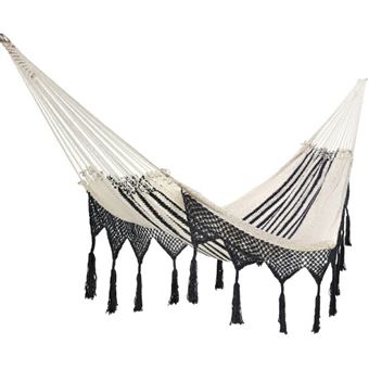 Rede XL Hamac del Sol Deluxe Santa Clara | 1 a 2 Pessoas | Rede Macramé | Coleção Algodão de Luxo - 1