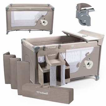 Cama de viagem com acessórios Kidwell Blissy | Beige - 1