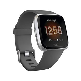 Smartwatch Fitbit Versa Lite | 24 mm | Carvão, Prateado - 1