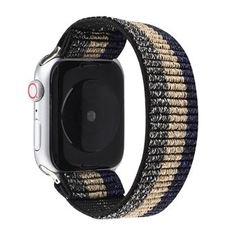 Bracelete de Nylon HSMY Elástico para Apple Watch Series 6/ SE/ 5/ 4 | 40 mm - Multicolor 15 -Tamanho S - 1