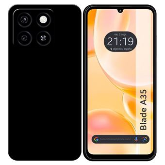 Capa de TPU TUMUNDOSMARTPHONE em Gel de Silicone Preto para Zte Blade A35 / A55 - 1