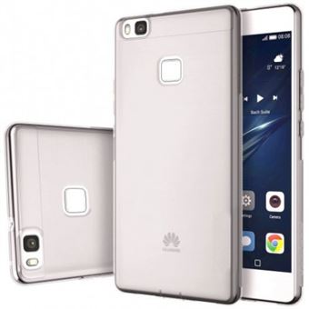 Capa Lmobile em Gel Ultra Fina para Huawei P9 Lite Preto Transparente - 1