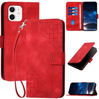 Capa Livro ZURSANA para iPhone 12/12 Pro | Couro PU Premium Magnético | Porta-cartões | Suporte | Vermelho - 1