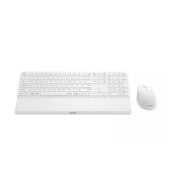 Teclado Wireless + Rato Philips 6000 series SPT6607W/16 | Idioma: Inglês | Branco - 1
