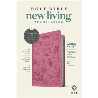 Nlt Large Print Premium Value Thinline Bible, Filament - 1