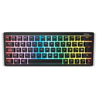 Teclado Gaming com Fios Krom Kreator | Preto - 1