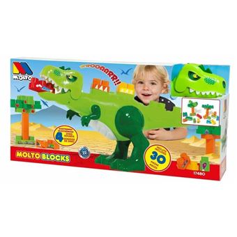 Dinossauro Blocos com 30 Peças - Molto - 1