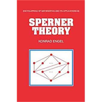 Sperner Theory, Encyclopedia Of Mathematics And Its Applications - 1