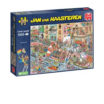 Puzzle Jumbo Jan van Haasteren No License Jan Van Haasteren - Celebrate Pride! (1000 Pieces) | 1000 Peças - 1
