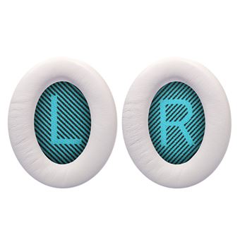 Almofadas HSMY para Auscultadores Bose Quiet Comfort QC25 QC35 QC15 QC2 AE2 AE2i AE2w - Branco e Azul - 1