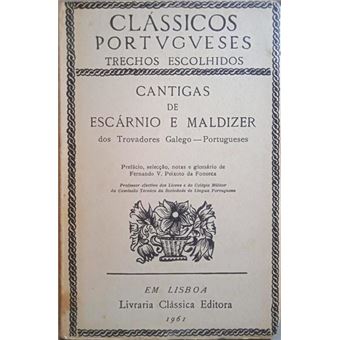 Cantigas de escárnio e maldizer dos trovadores galego-portugueses. - 1