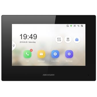 Intercomunicador Vídeo Hikvision Digital Technology DS-KH6320-LE1(B) | Preto - 1