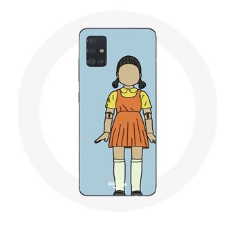 Capa Maniacase para Samsung Galaxy A51 Squid Game A Boneca Gigante Do Jogo - 1