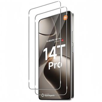 Película de Vidro Temperado V-REEL 9H HD Proteção Anti-Risco para Xiaomi 14T Pro | 2 Peças - 1