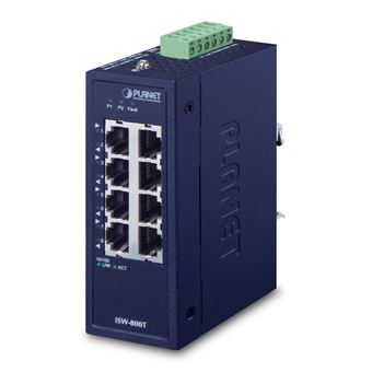 Switch de Rede PLANET ISW-800T | Azul - 1