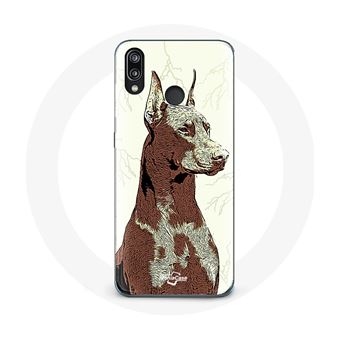 Capa Maniacase para Huawei P20 Lite Raça Doberman de Cãos - 1