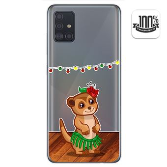 Capa Tumundosmartphone de Gel Transparente para Samsung Galaxy A51 design Desenhos Meerkat - 1