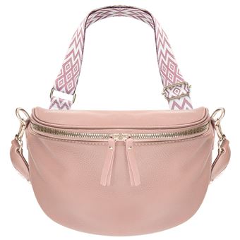 Bolsa de Cinto a Tiracolo Gallantry com padrão geométrico | Rosa - 1