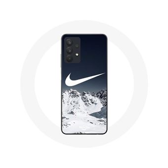 Capa Maniacase para Samsung Galaxy A32 5G com o Logotipo da Nike, tema neve inverno - 1