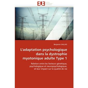 L'Adaptation Psychologique Dans La Dystrophie Myotonique Adulte Type 1 - Paperback / softback - 2011 - 1