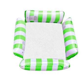 Boia de Natatação Insuflável SZSMART CQF0 com 4 Tubos para Insuflação | 123x120cm - Verde - 1