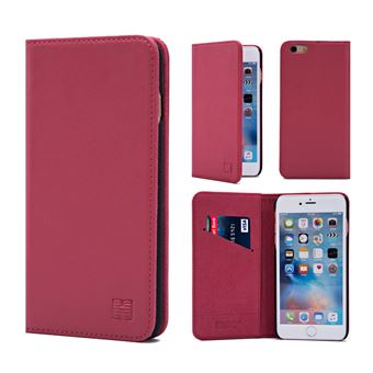 Capa para Telemóvel 32nd Classic Real Leather Book Wallet | Rosa, Rosa - 1