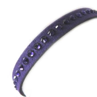 Pulseira Déesse roxo (cristal swarovski)dark 7 mm - 1