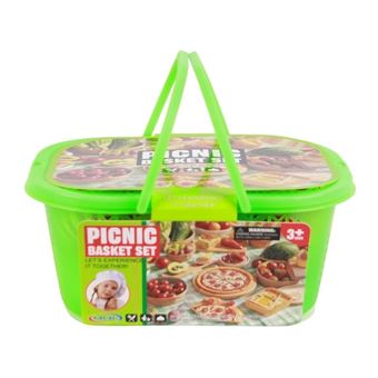 Cesto de Piquenique com Alimentos LPM | 18 Peças | +3 Anos - 1
