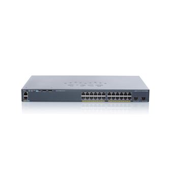 Switch de Rede Cisco Small Business WS-C2960X-24TS-L | Preto - 1