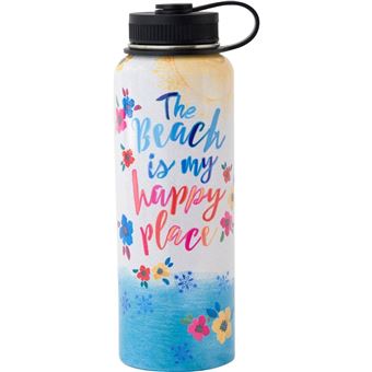 Garrafa de Água Natural Life | The Beach Is My Happy Place - 1