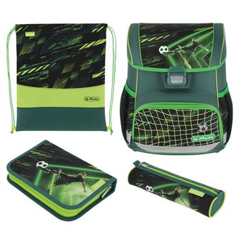 Conjunto de Mochilas Escolares Herlitz Loop Plus Game Changer | Verde - 1