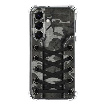 Capa TUMUNDOSMARTPHONE de silicone à prova de choque para Samsung Galaxy S25 5G Sneakers Design 15 Desenhos - 1